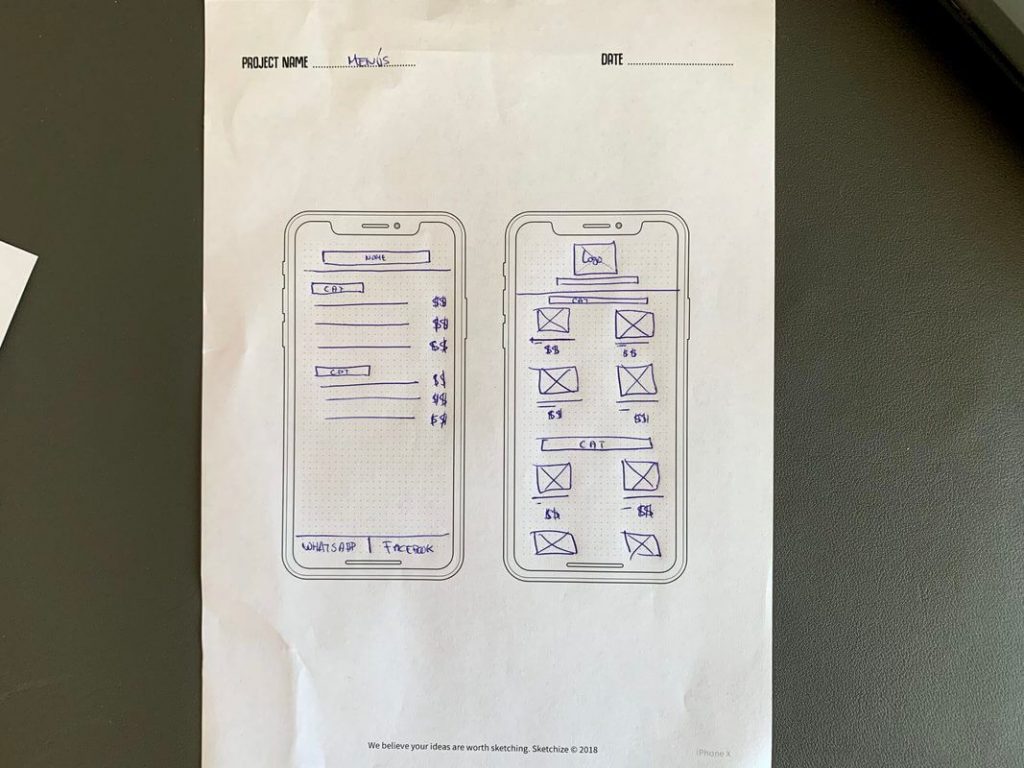 Ux designer Toni pareja Sketch